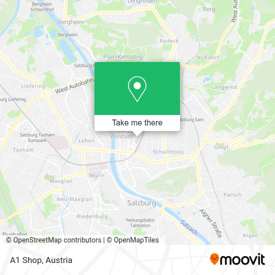 A1 Shop map