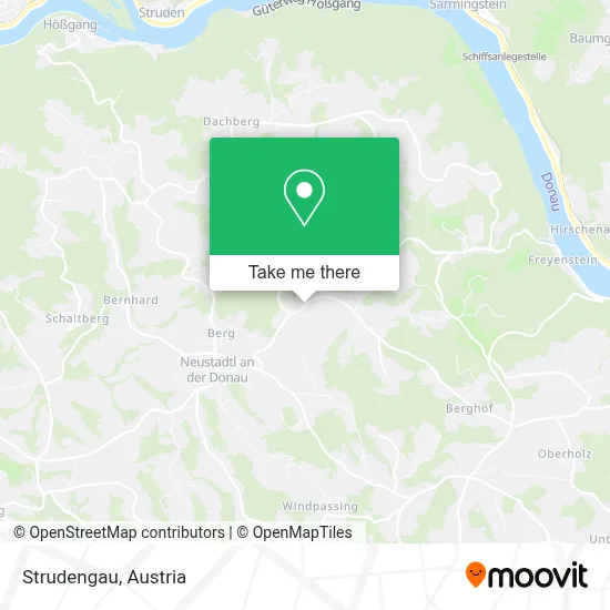 Strudengau map