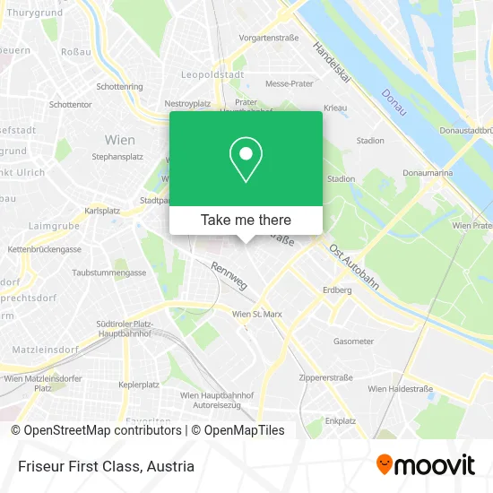 Friseur First Class map