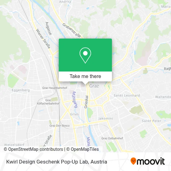 Kwirl Design Geschenk Pop-Up Lab map