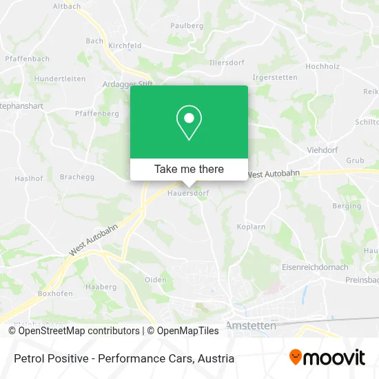 Petrol Positive - Performance Cars map