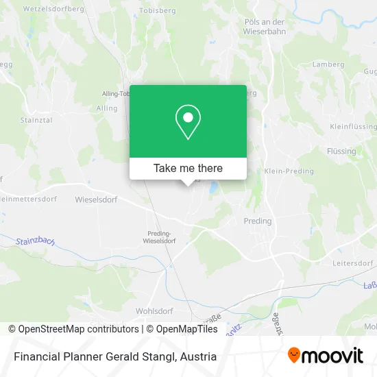 Financial Planner Gerald Stangl map
