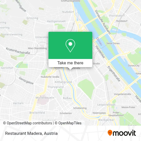 Restaurant Madera map