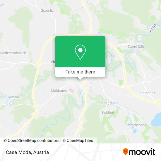 Casa Moda map