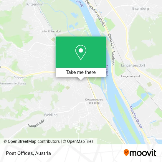 Post Offices map