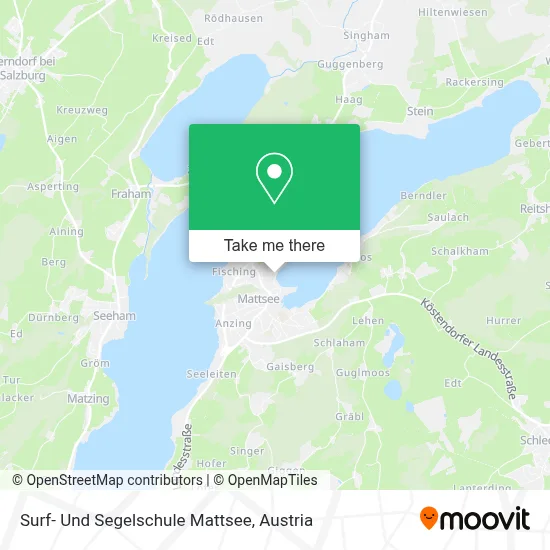Surf- Und Segelschule Mattsee map
