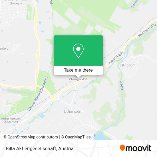 Billa Aktiengesellschaft map