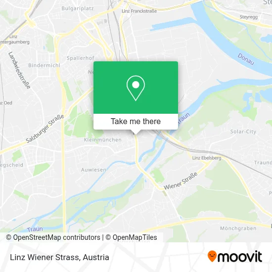 Linz Wiener Strass map