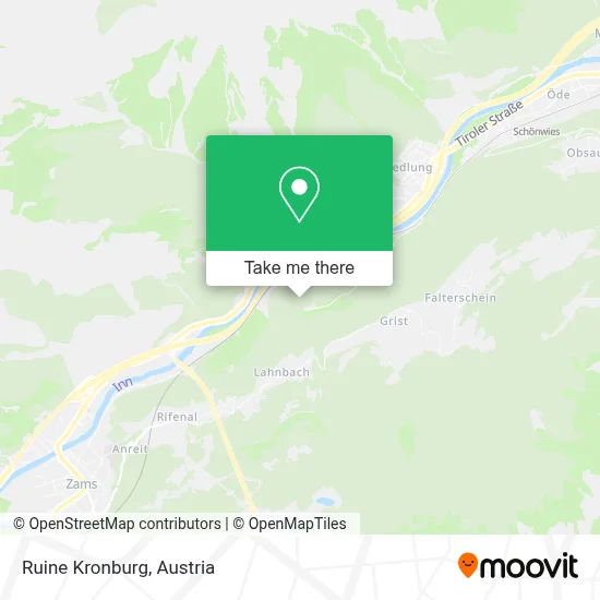 Ruine Kronburg map