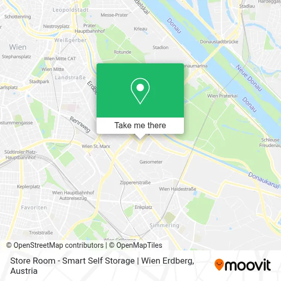 Store Room - Smart Self Storage | Wien Erdberg map