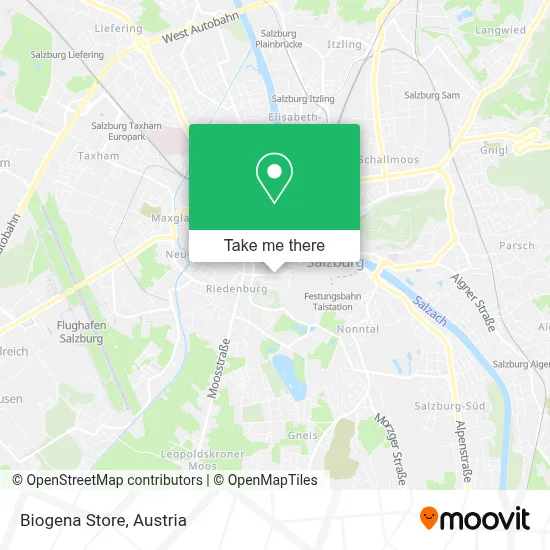 Biogena Store map