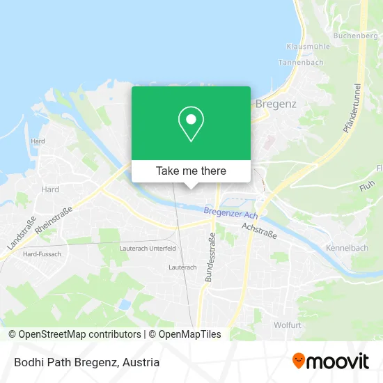 Bodhi Path Bregenz map