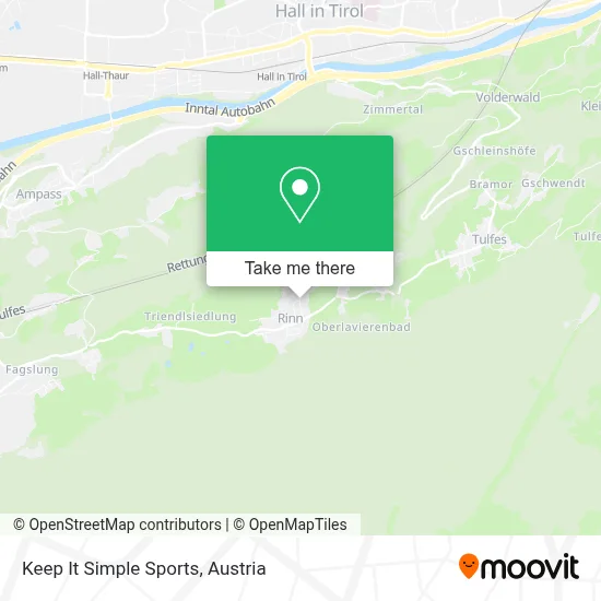 Keep It Simple Sports map