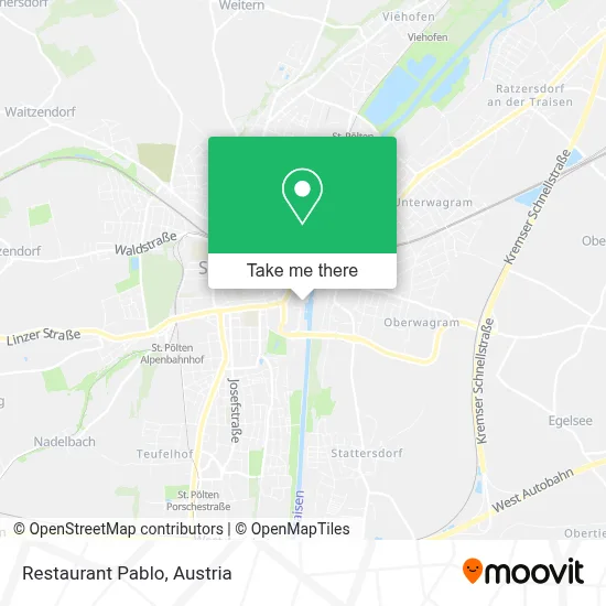Restaurant Pablo map