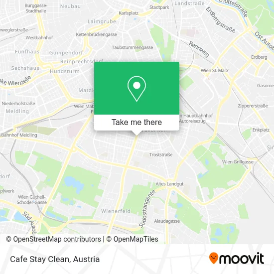 Cafe Stay Clean map