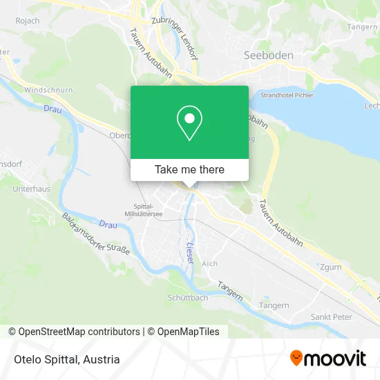 Otelo Spittal map