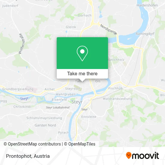 Prontophot map