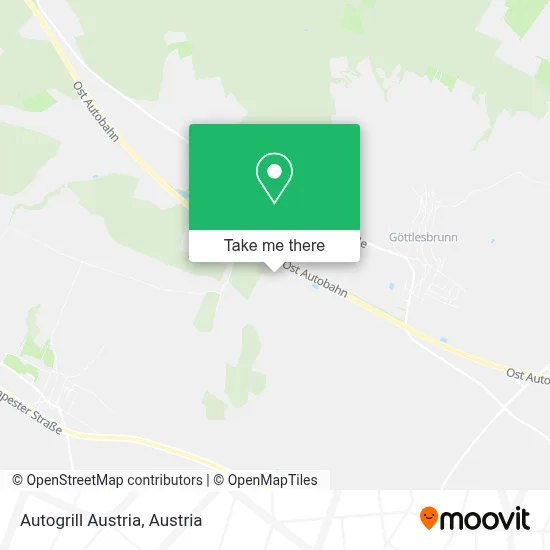 Autogrill Austria map