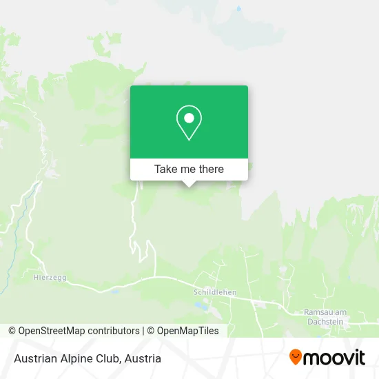 Austrian Alpine Club map