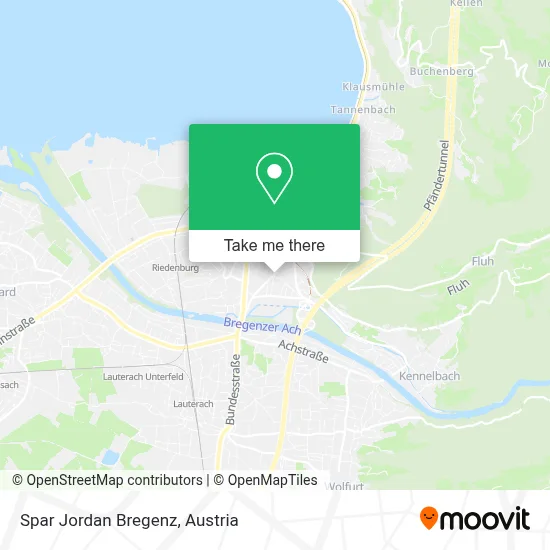 Spar Jordan Bregenz map
