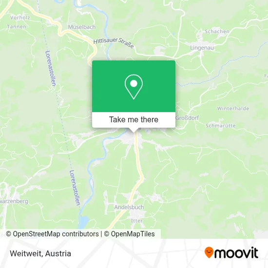 Weitweit map