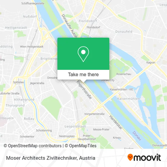 Moser Architects Ziviltechniker map