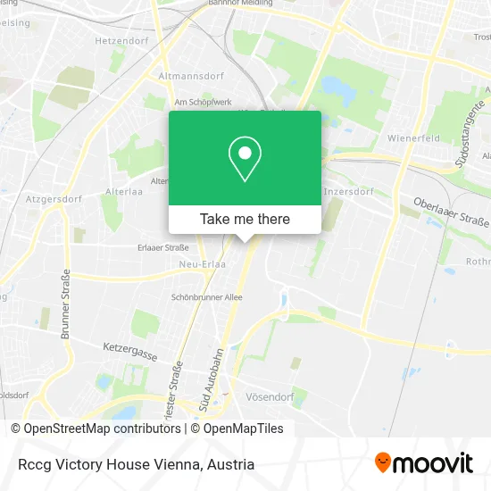 Rccg Victory House Vienna map