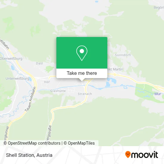 Shell Station map