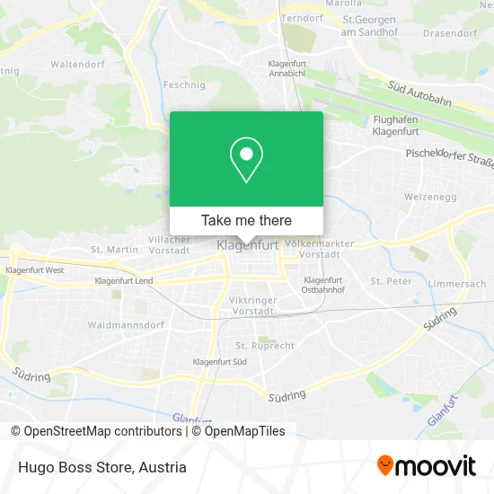 Hugo Boss Store map