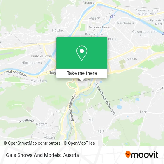 Gala Shows And Models map
