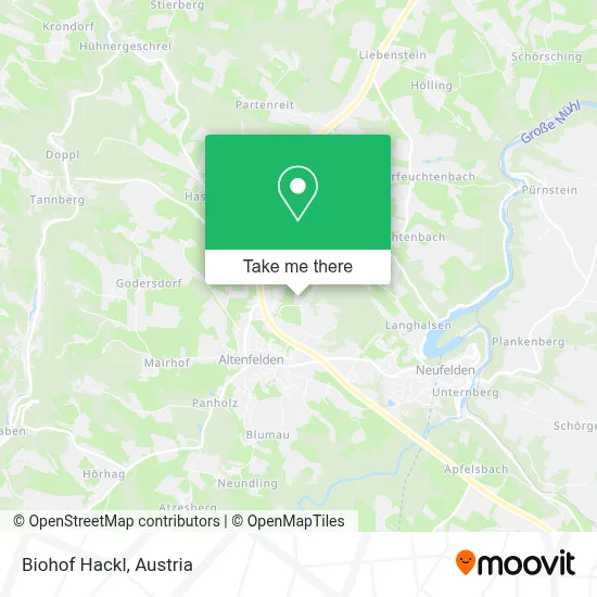 Biohof Hackl map