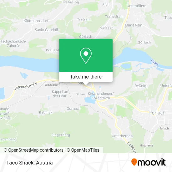 Taco Shack map