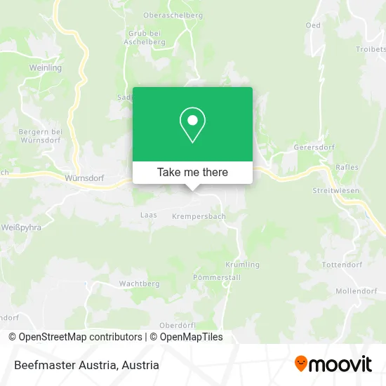 Beefmaster Austria map