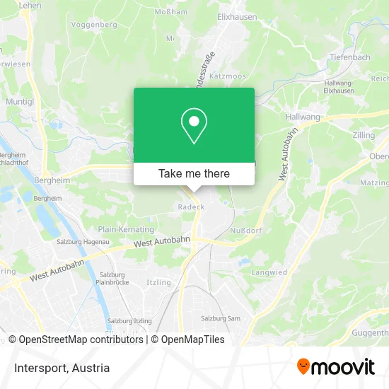 Intersport map