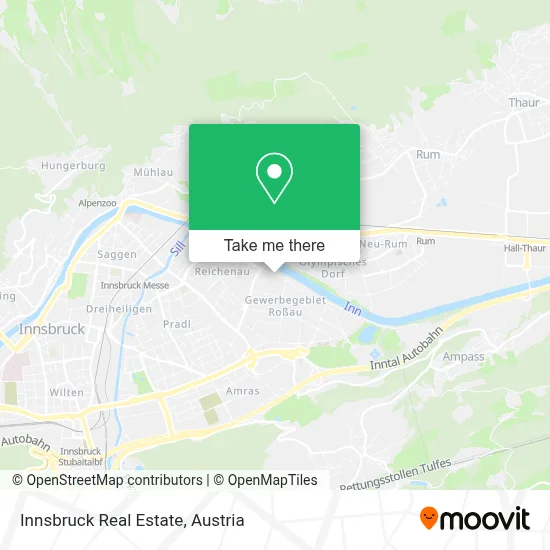 Innsbruck Real Estate map