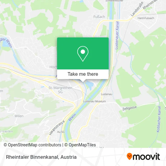 Rheintaler Binnenkanal map