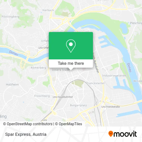 Spar Express map