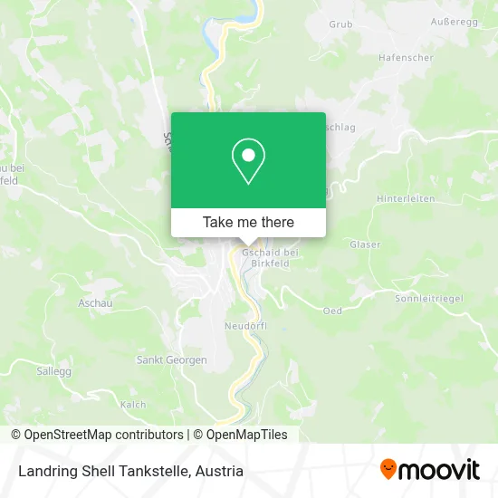 Landring Shell Tankstelle map