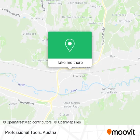 Professional Tools map