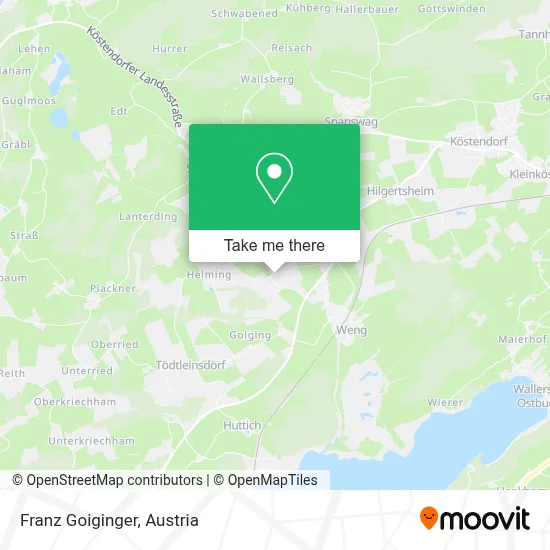 Franz Goiginger map