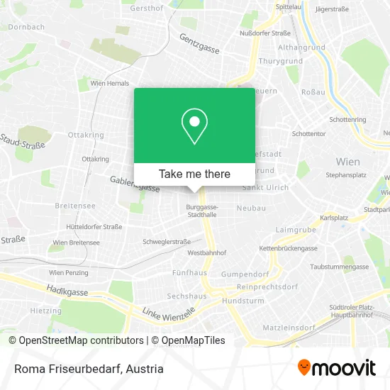 Roma Friseurbedarf map