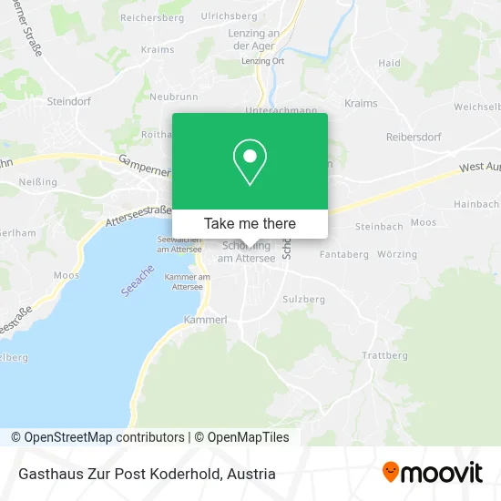 Gasthaus Zur Post Koderhold map