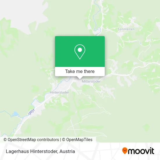 Lagerhaus Hinterstoder map