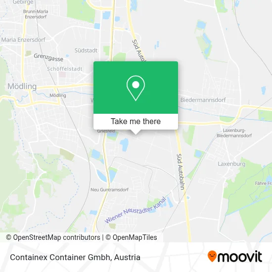 Containex Container Gmbh map