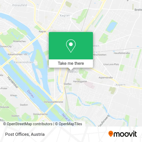 Post Offices map