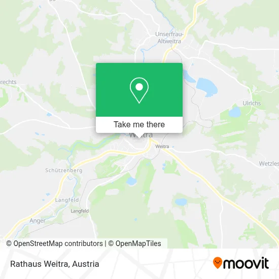 Rathaus Weitra map
