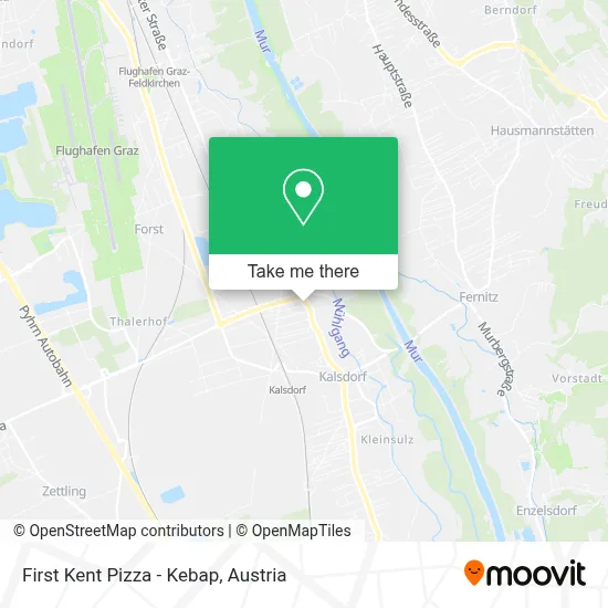 First Kent Pizza - Kebap map