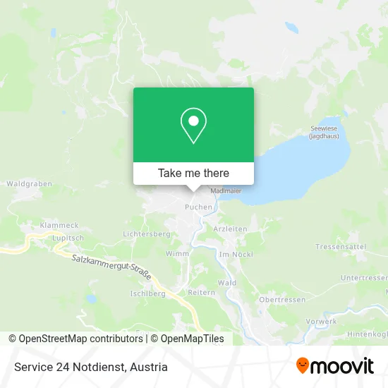 Service 24 Notdienst map