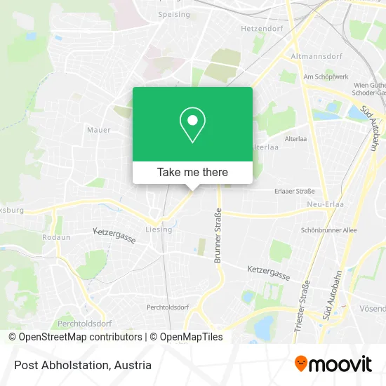 Post Abholstation map