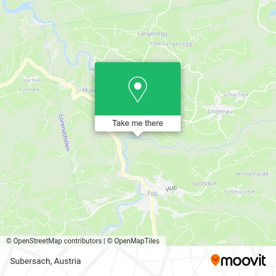 Subersach map